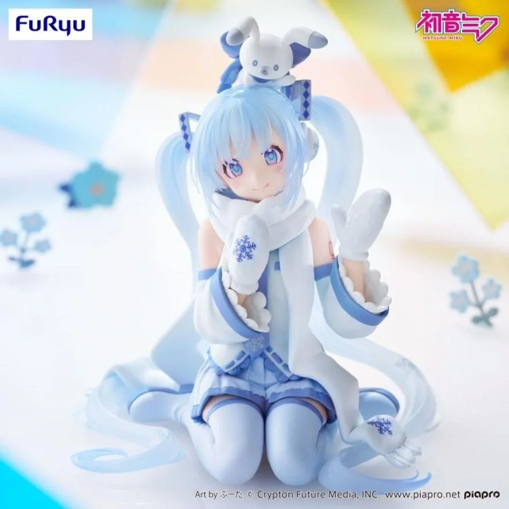 FuRyu Hatsune Miku Snow Miku 2024 Figure New Winter Noodle Stopper US Seller